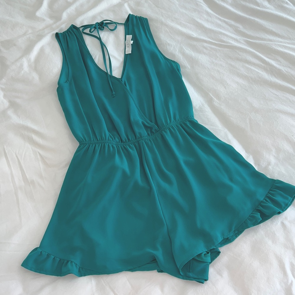 Turquoise/Teal Romper